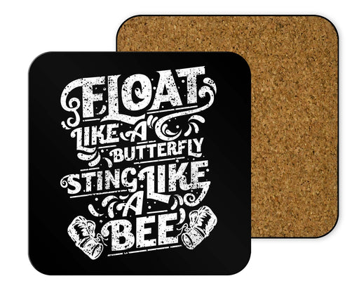 Float Like A Butterfly Coasters