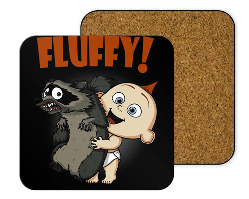 Fluffy Racoon Coasters