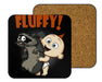 Fluffy Racoon Coasters