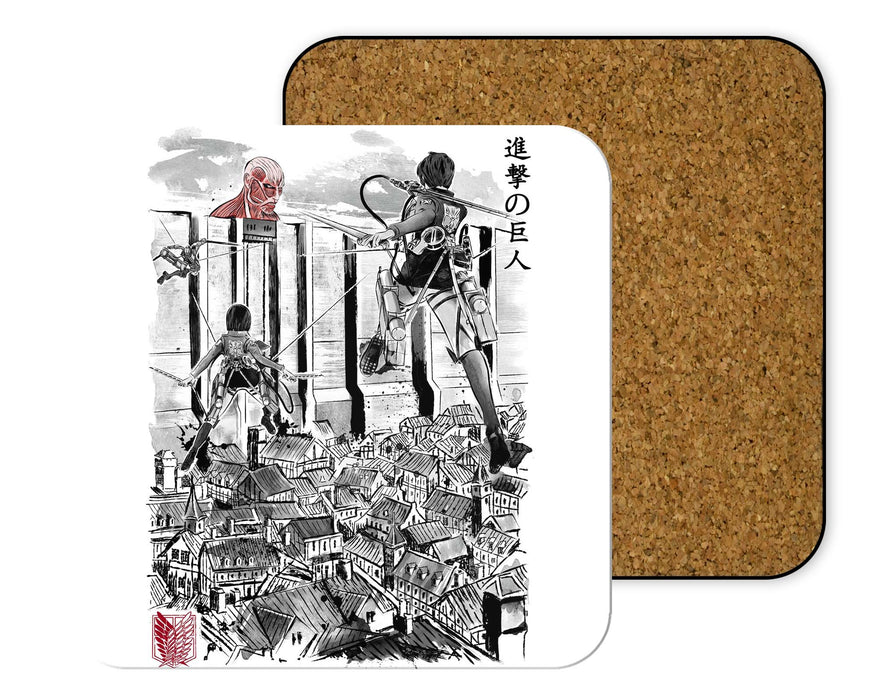 Flying For Humanity Coasters