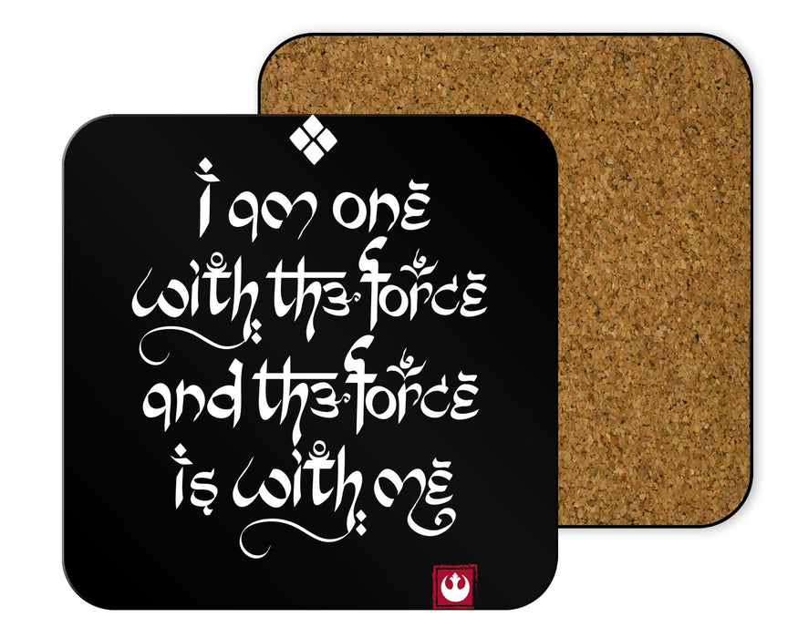 Force Mantra White Coasters