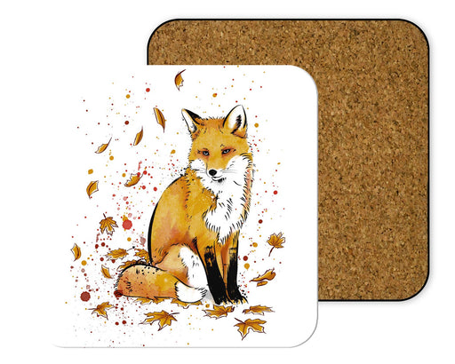 Fox In The Snow Coasters