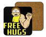 Free Hugs Morty Coasters