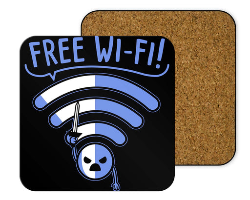 Free Wi Fi! Coasters