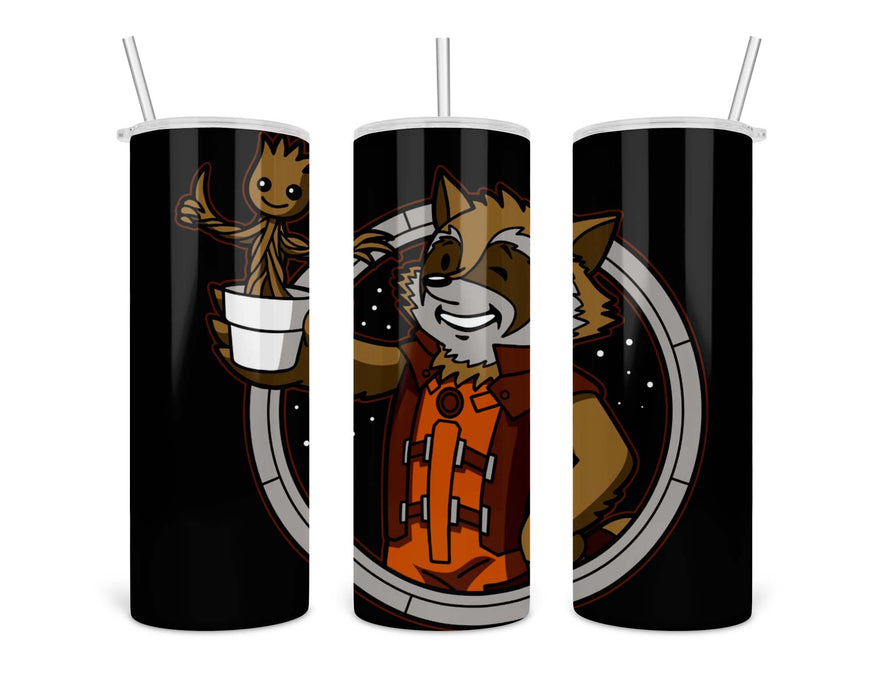 Galactic Bffs Double Insulated Stainless Steel Tumbler