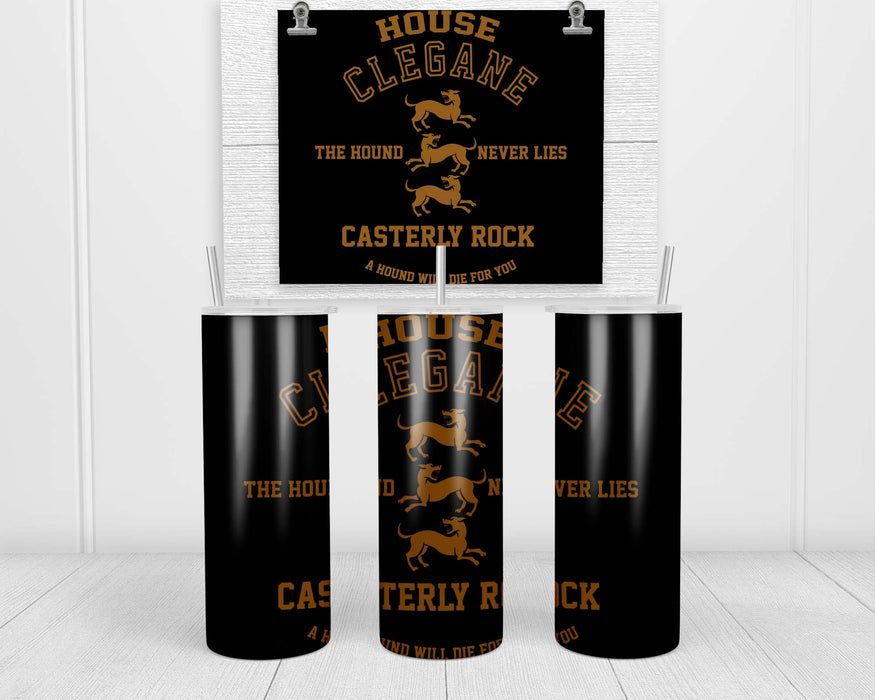 Game Of Thrones House Clegane Double Insulated Stainless Steel Tumbler