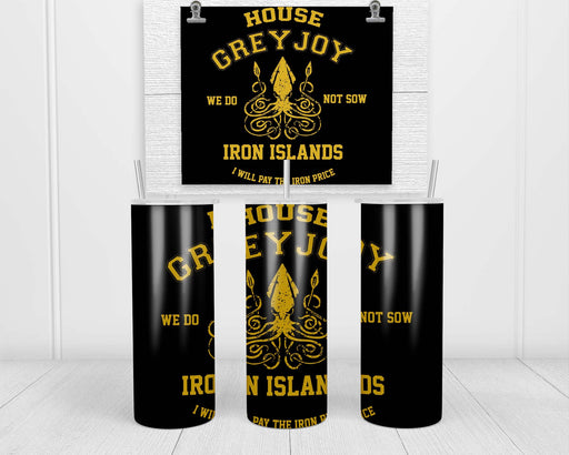 Game Of Thrones House Grey Joy Double Insulated Stainless Steel Tumbler