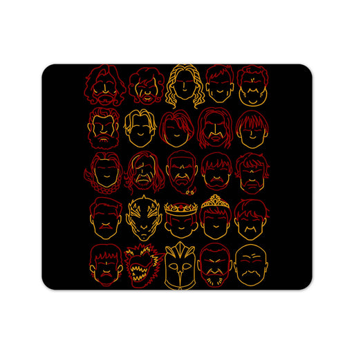 Game Of Thrones Minimalism Mouse Pad