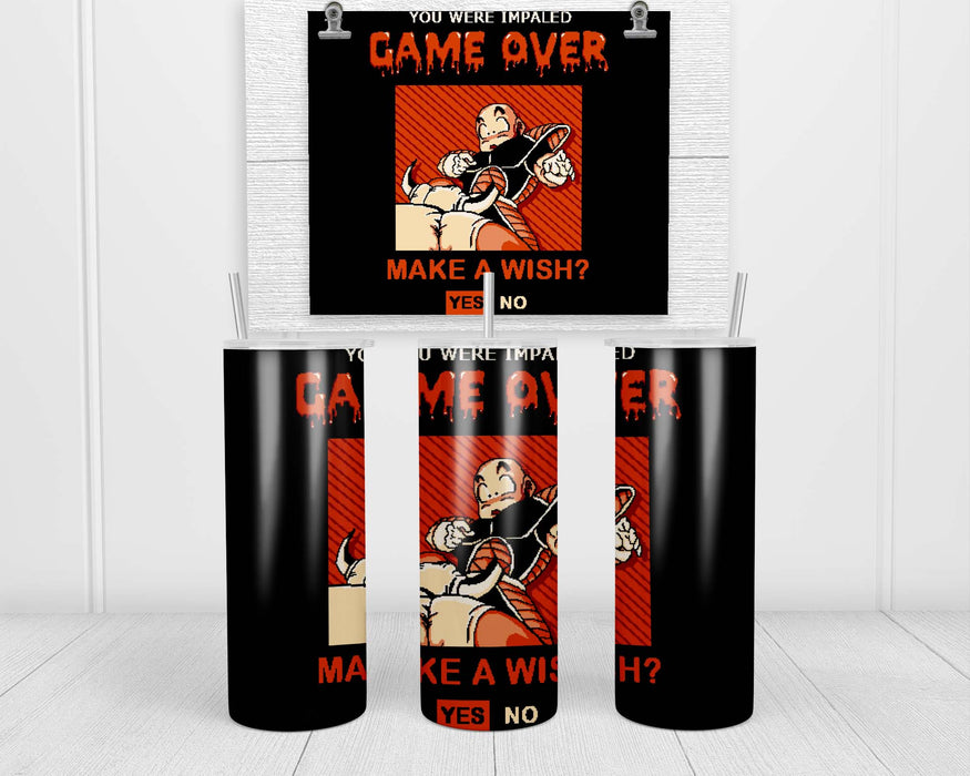 Game Over Krillin Double Insulated Stainless Steel Tumbler