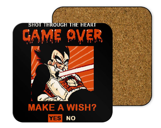 Game Over Vegeta Coasters