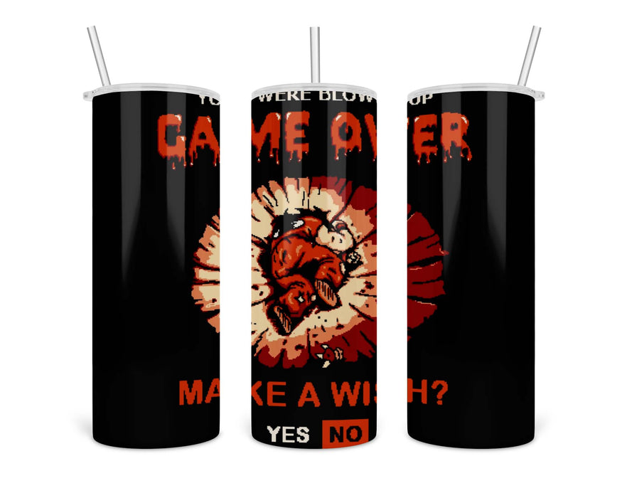 Game Over Yamcha Double Insulated Stainless Steel Tumbler