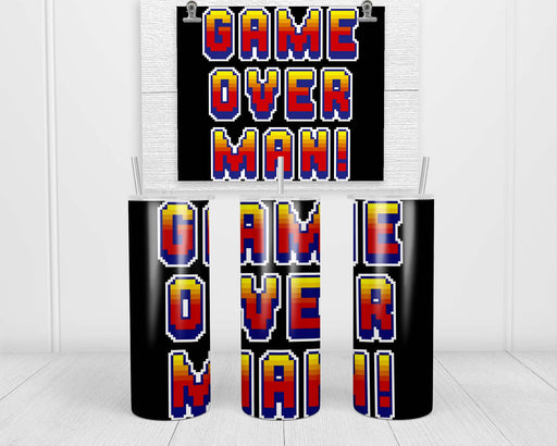 Game Over Man Double Insulated Stainless Steel Tumbler