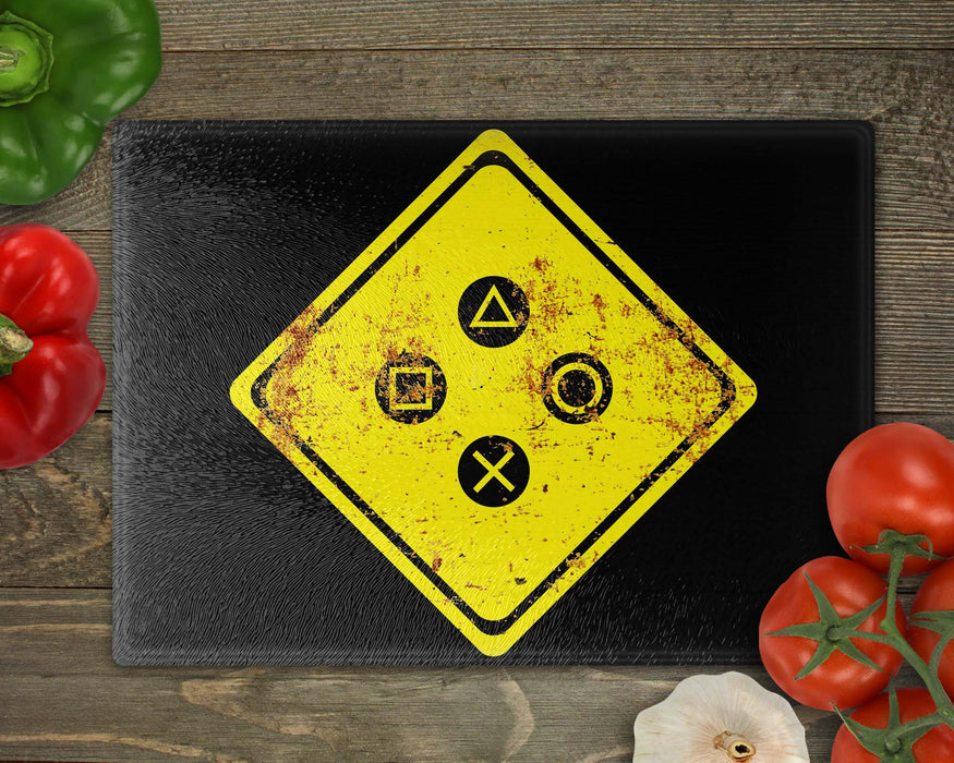 Gamer Zone Vintage Sign Cutting Board