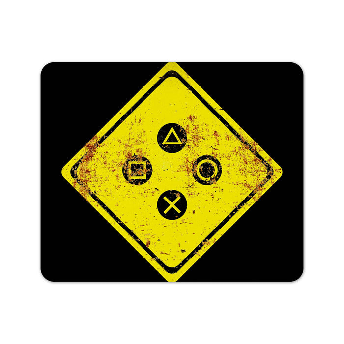 Gamer Zone Vintage Sign Mouse Pad