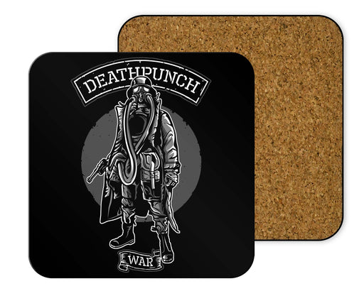Gas Mask Soldier 2 Coasters