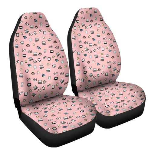 Geek Life 2 Car Seat Covers - One size