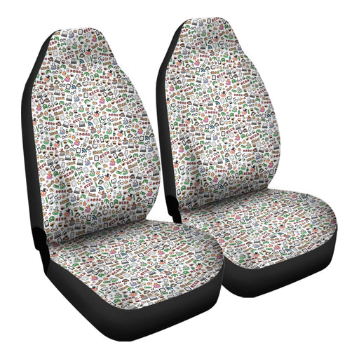 Geek Life 8 Car Seat Covers - One size
