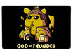 God Of Thunder Large Mouse Pad