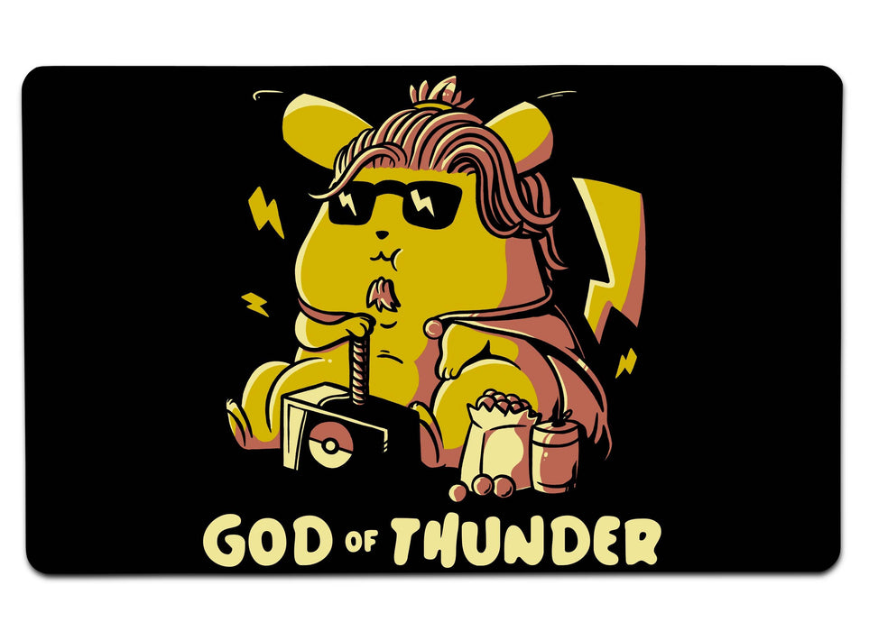 God Of Thunder Large Mouse Pad