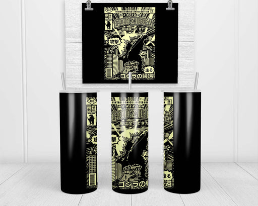 Godzilla Double Insulated Stainless Steel Tumbler