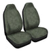 Gold Crown Pattern 6 Car Seat Covers - One size
