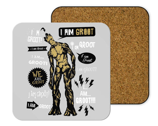 Groot Famous Quotes Coasters