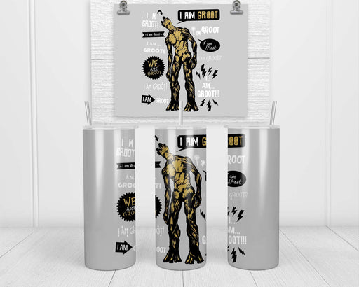 Groot Famous Quotes Double Insulated Stainless Steel Tumbler
