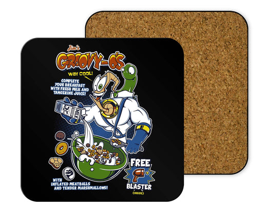 Groovy Os Cereal Coasters
