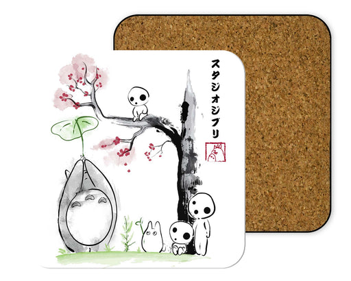 Growing Trees Sumie Coasters