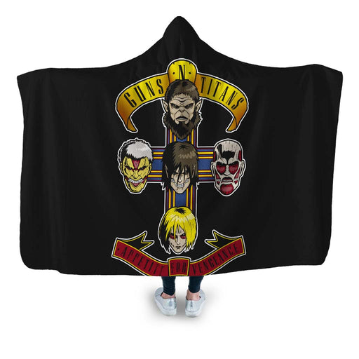 Guns N Titans Hooded Blanket