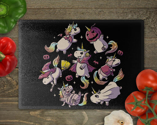 Halloween Unicorns Cutting Board