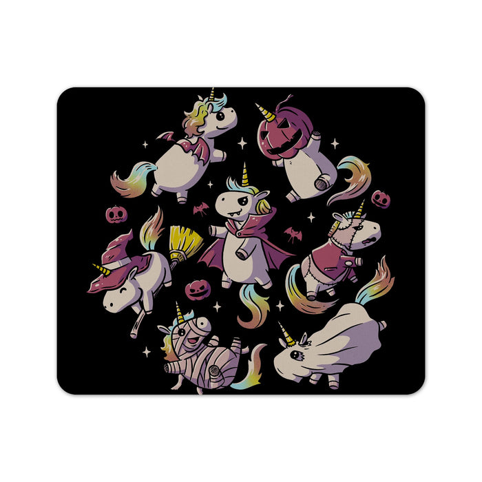 Halloween Unicorns Mouse Pad