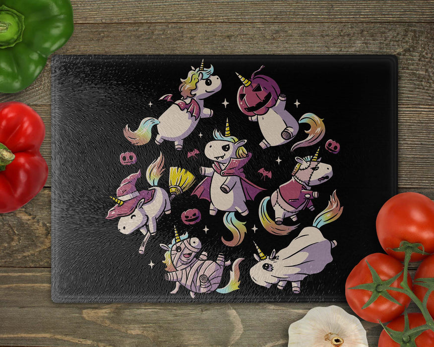 Halloween Unicorns Cutting Board