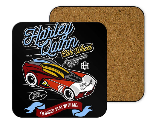 Harley Quinn Car Wheel Coasters