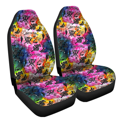 Harry Potter Watercolor Car Seat Covers - One size