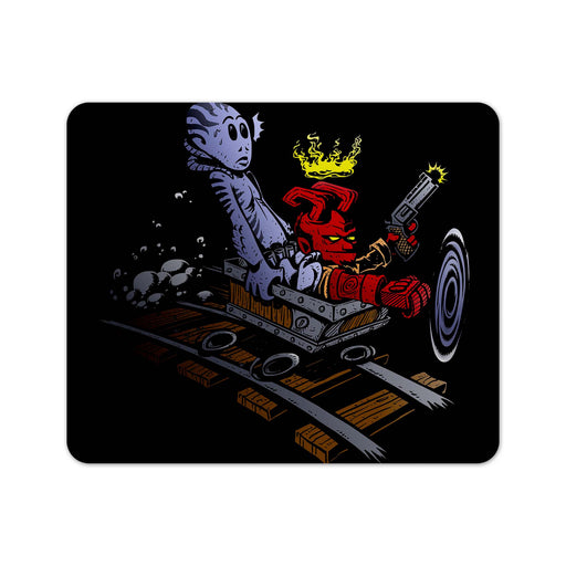 Hb And Abe Mouse Pad