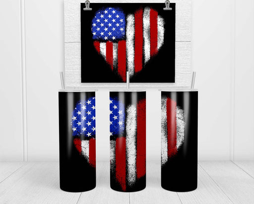 Heartshapedflag Double Insulated Stainless Steel Tumbler