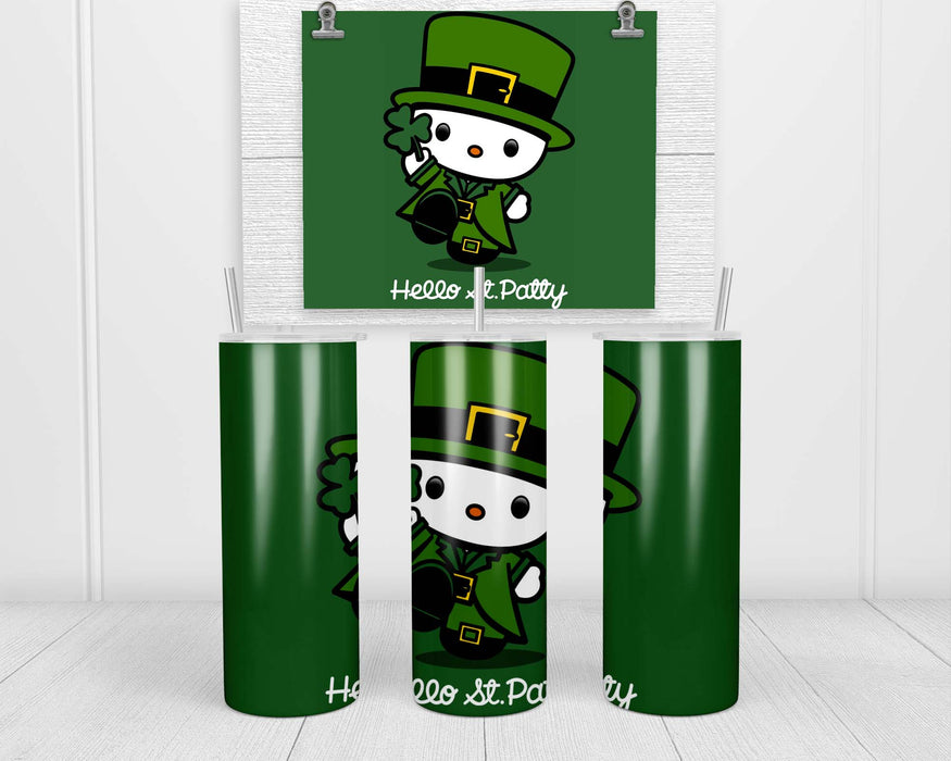 Hello Saint Patty Double Insulated Stainless Steel Tumbler