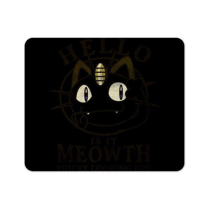 Hellomeowth Mouse Pad