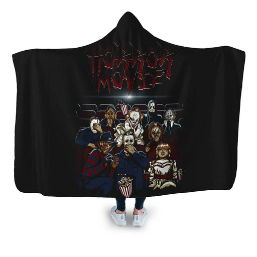 Horror Movie Hooded Blanket