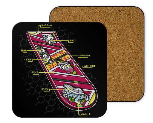 Hoverboard Anatomy Coasters