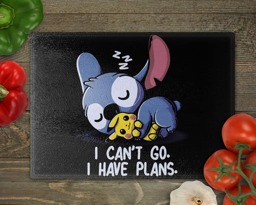 I Can’t Go Stitch Cutting Board