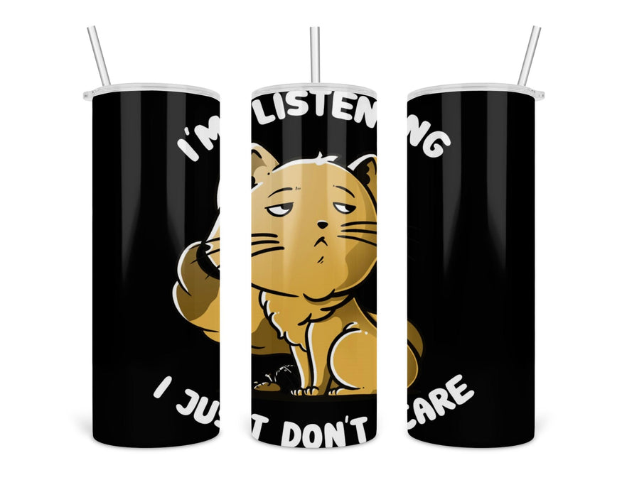 I Just Don’t Care Cores Double Insulated Stainless Steel Tumbler