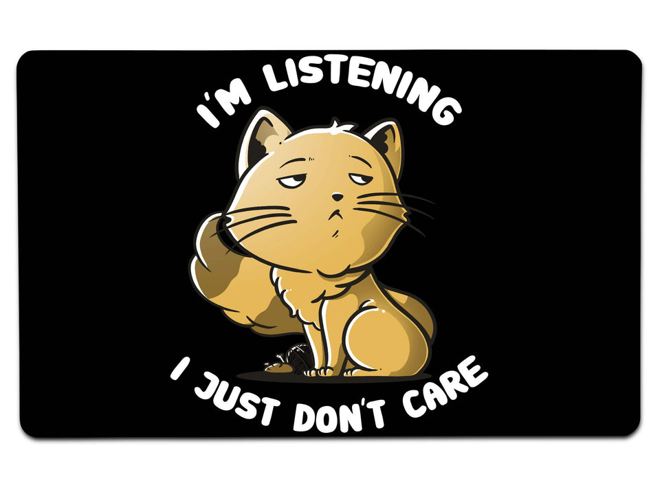 I Just Don’t Care Cores Large Mouse Pad