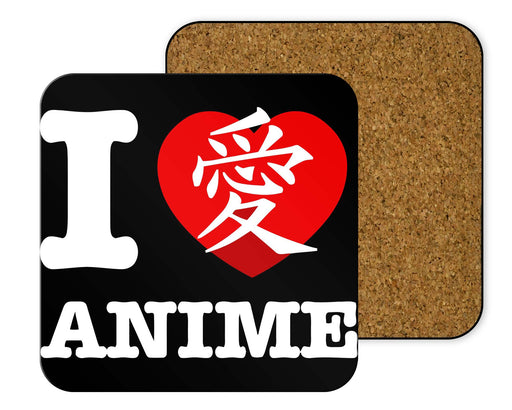 I Love Anime Coasters