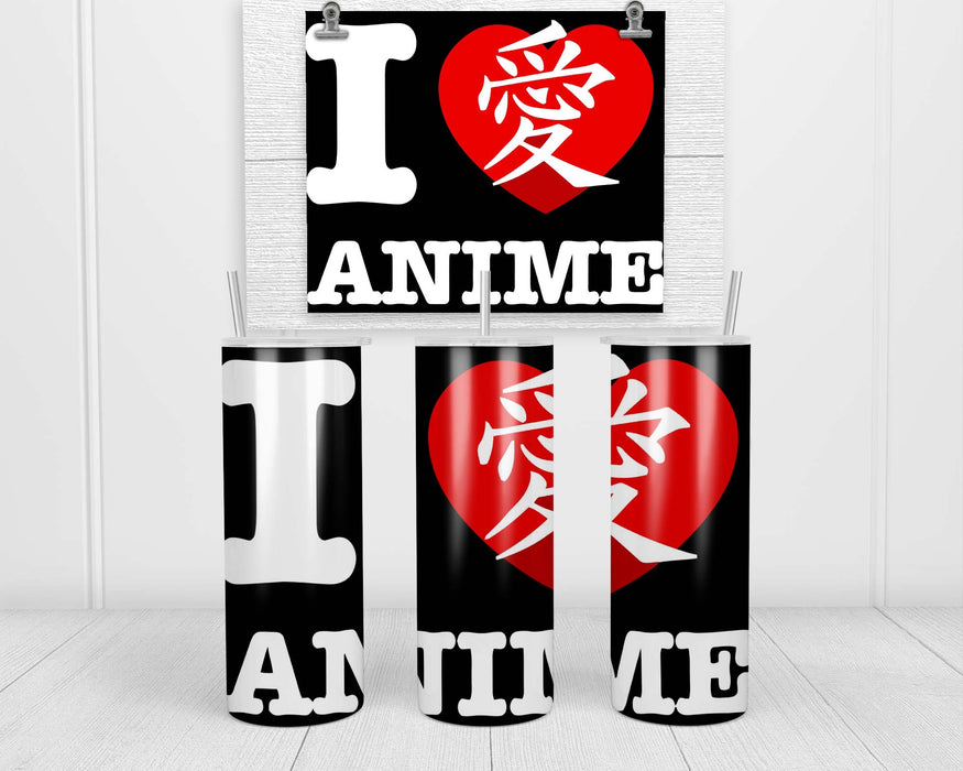 I Love Anime Double Insulated Stainless Steel Tumbler