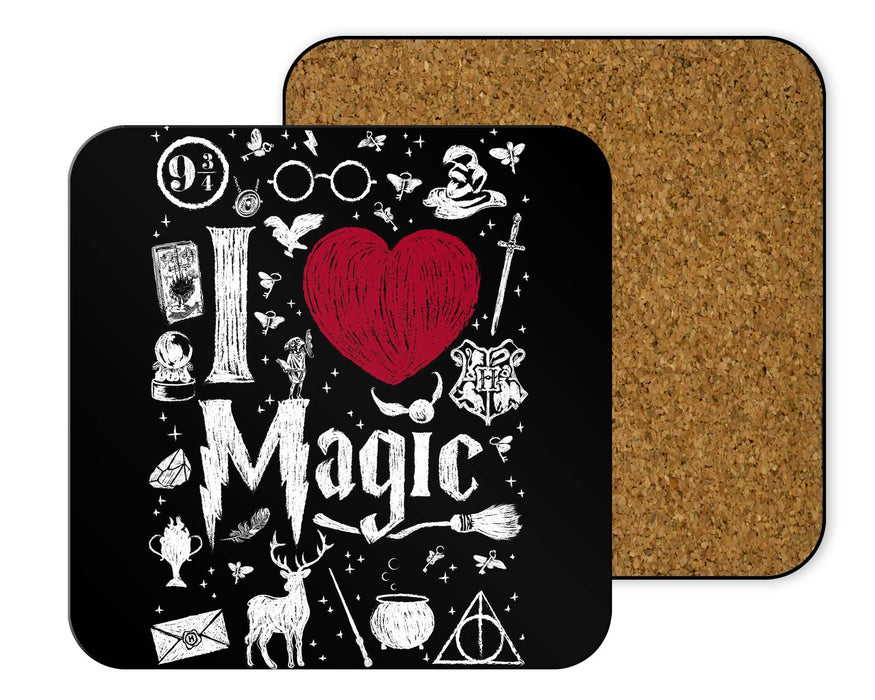 I Love Magic Coasters