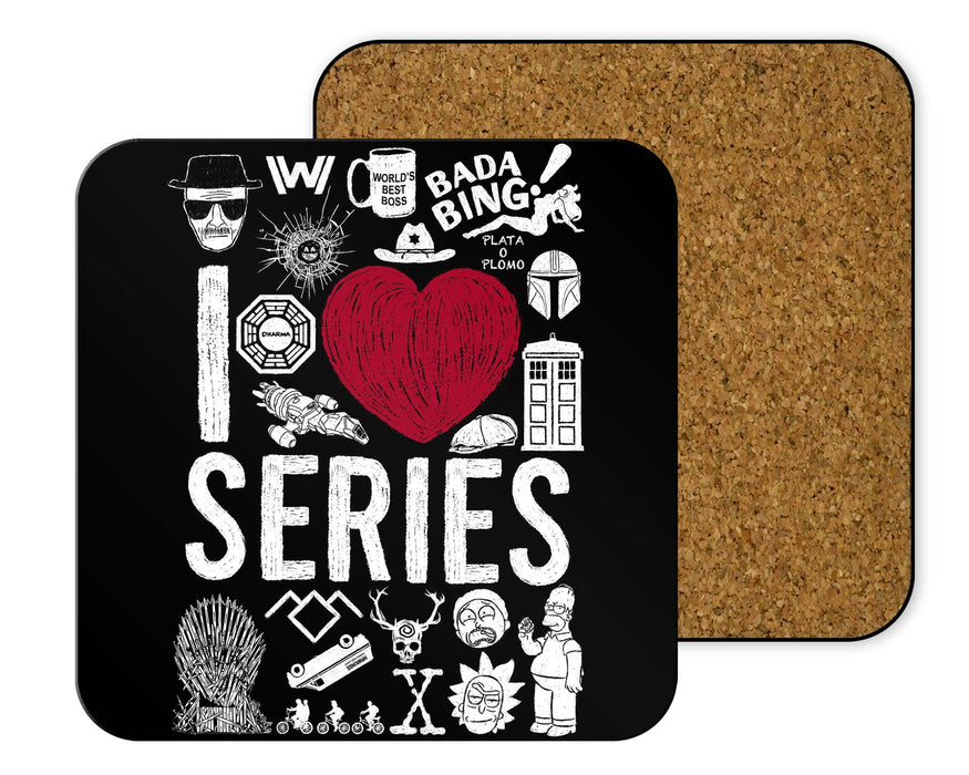 I Love Series Coasters