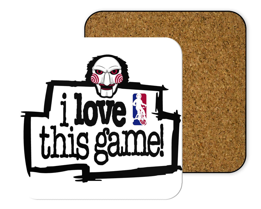 I Love This Game Coasters