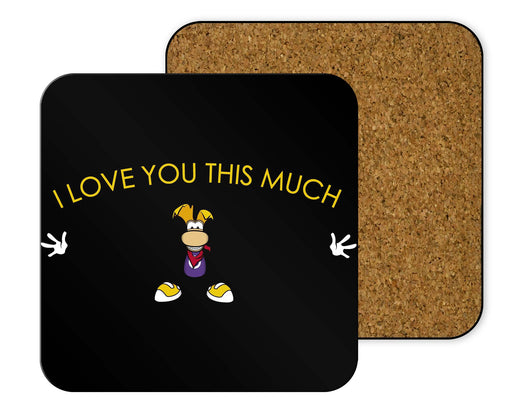 I Love You This Much Coasters